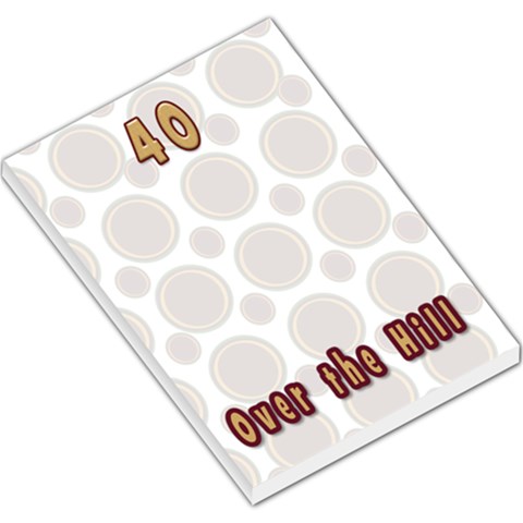 40 Over The Hill Notepad By Danielle Christiansen