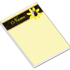 flower notepad - Large Memo Pads