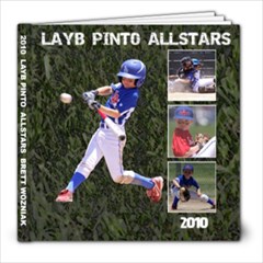 2010 Brett LAYB Allstars - 8x8 Photo Book (39 pages)