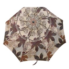 leaves brown umbrella - Folding Umbrella