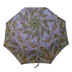 batik leaves umbrella - Folding Umbrella
