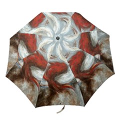 koi abstract umbrella - Folding Umbrella