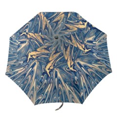 blue burst umbrella  - Folding Umbrella