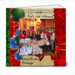 Noel s 2010 Annual Christmas Cookie Exchange  - 6x6 Photo Book (20 pages)