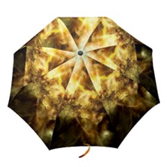 green abstract light umbrella - Folding Umbrella