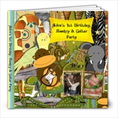 Monkey Guitar party 2 - 8x8 Photo Book (20 pages)