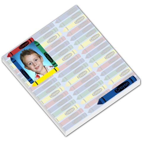 Crayon Small Memo Pad By Chere s Creations