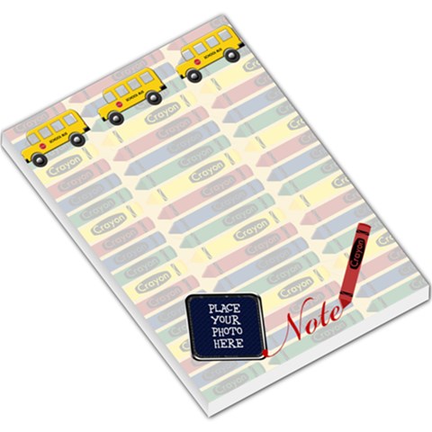School Large Memo Pad By Chere s Creations