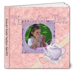 Ava Tea Party for Scouts - 8x8 Deluxe Photo Book (20 pages)