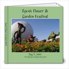 Epcot Flower Festival - 8x8 Photo Book (20 pages)