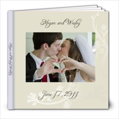 Megan and Wesleys wedding - 8x8 Photo Book (20 pages)
