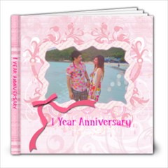 1 Year Anniversary M&M - 8x8 Photo Book (20 pages)