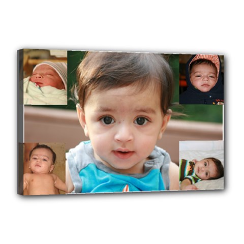 Sanay s 5 Months - Canvas 18  x 12  (Stretched)