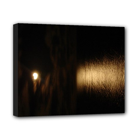 Heart Moon 8x10 stretched canvas - Canvas 10  x 8  (Stretched)