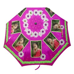Pretty Pink Folding Umbrella