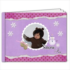 11 x 8.5 (20 pages):  Snow Fun - 11 x 8.5 Photo Book(20 pages)