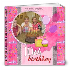 Emily 10th Birthday - 8x8 Photo Book (20 pages)