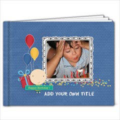 11 x 8.5 (20 pages): Happy Birthday - Boy - 11 x 8.5 Photo Book(20 pages)