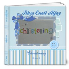 Rhys Euell Aljay Christening Book 3 - 8x8 Deluxe Photo Book (20 pages)