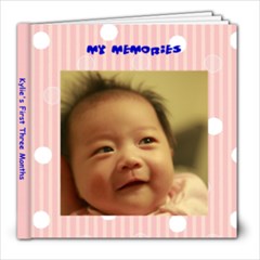 Kylie First Three Months - 8x8 Photo Book (20 pages)