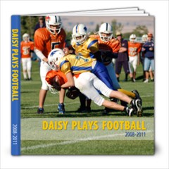 Daisy Football - 8x8 Photo Book (80 pages)