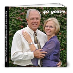 40 anniversary Kay and Gerry - 8x8 Photo Book (20 pages)