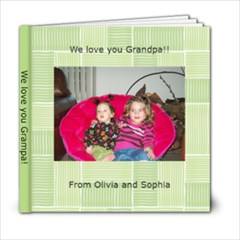 Grandpa Greenfield Book - 6x6 Photo Book (20 pages)