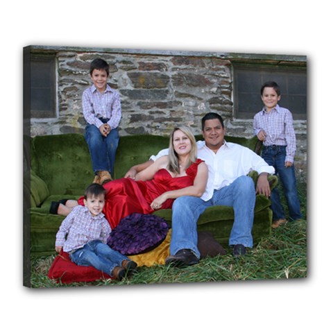 family canvas - Canvas 20  x 16  (Stretched)