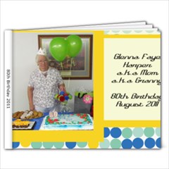 Granny 80th birthday - 9x7 Photo Book (20 pages)