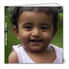Evelyn 6-9 months - 8x8 Photo Book (20 pages)