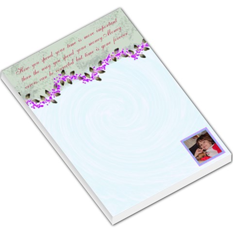 How  You Spend Large Memo Pad By Kim Blair