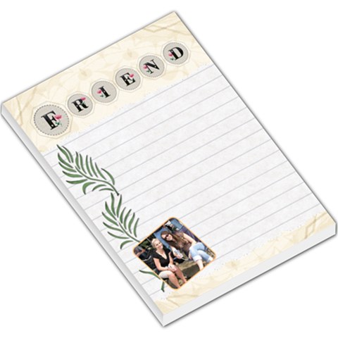 Friend Large Memo Pad By Lil