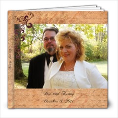 Dee and Kenny Wedding Photo Book - 8x8 Photo Book (20 pages)