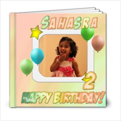 2nd Birthday - 6x6 Photo Book (20 pages)