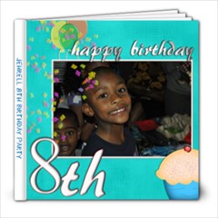 Jehrell 8th birthday party - 8x8 Photo Book (30 pages)