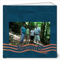 Blue and Orange Summer 2 july 19 - 12x12 Photo Book (20 pages)