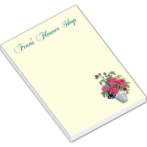 Flower Shop Memo Pad Large By Kim Blair