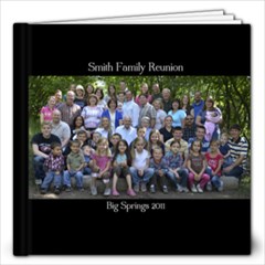 Smith Family Reunion Book - 12x12 Photo Book (20 pages)