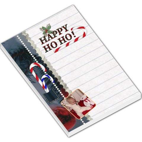 Happy Ho Ho Large Memo Pad By Lil