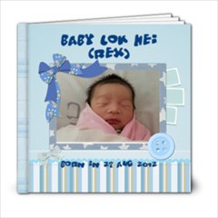 baby rex - 6x6 Photo Book (20 pages)