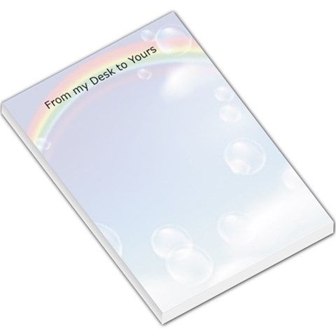 Rainbow Large Memo Pad By James Novak