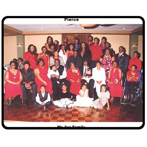 We Are Family By Lynette Pierce 60 x50  Blanket Front
