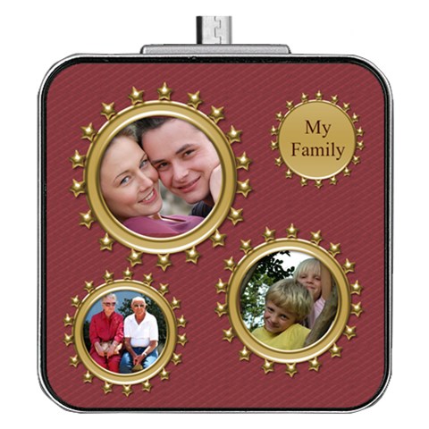 My Family Rechargeable Samsung Galaxy S2/s3/note White By Deborah Back