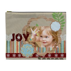 flower , kids, happy, fun, green - Cosmetic Bag (XL)