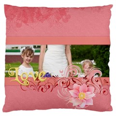 love of kids - Large Cushion Case (Two Sides)