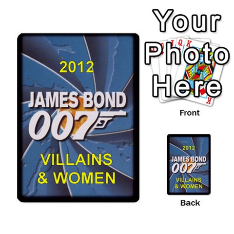 James Bond Ccg 2012: Villains And Women Part Front 54