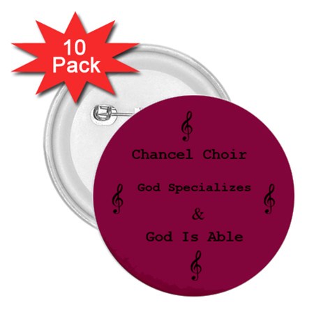 Chancel Choir Button By Sydney Front
