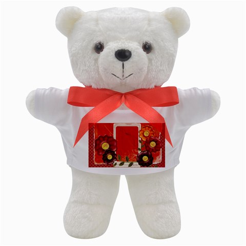 Colorful Love Affair Teddy Bear By Zornitza Front