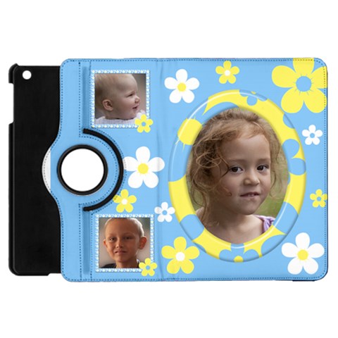 Sunshine Apple Ipad Mini Flip Case 360 By Deborah Front