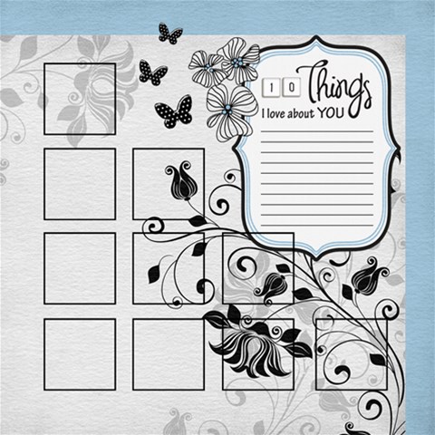 Captivating Kit 8x8 Pages By One Of A Kind Design Studio 8 x8  Scrapbook Page - 2